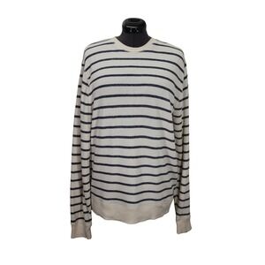 Gap Striped Terry Knit Nautical‎ Sweater Women's Large Long Sleeve Casual